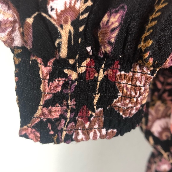 NWT Free People Black Combo romper. Size XS - Picture 9 of 10